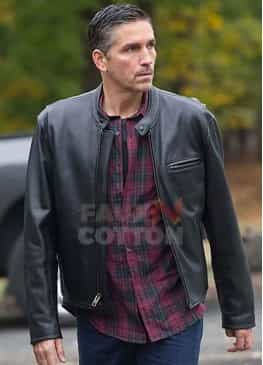 Person Of Interest Jim Caviezel Leather Jacket